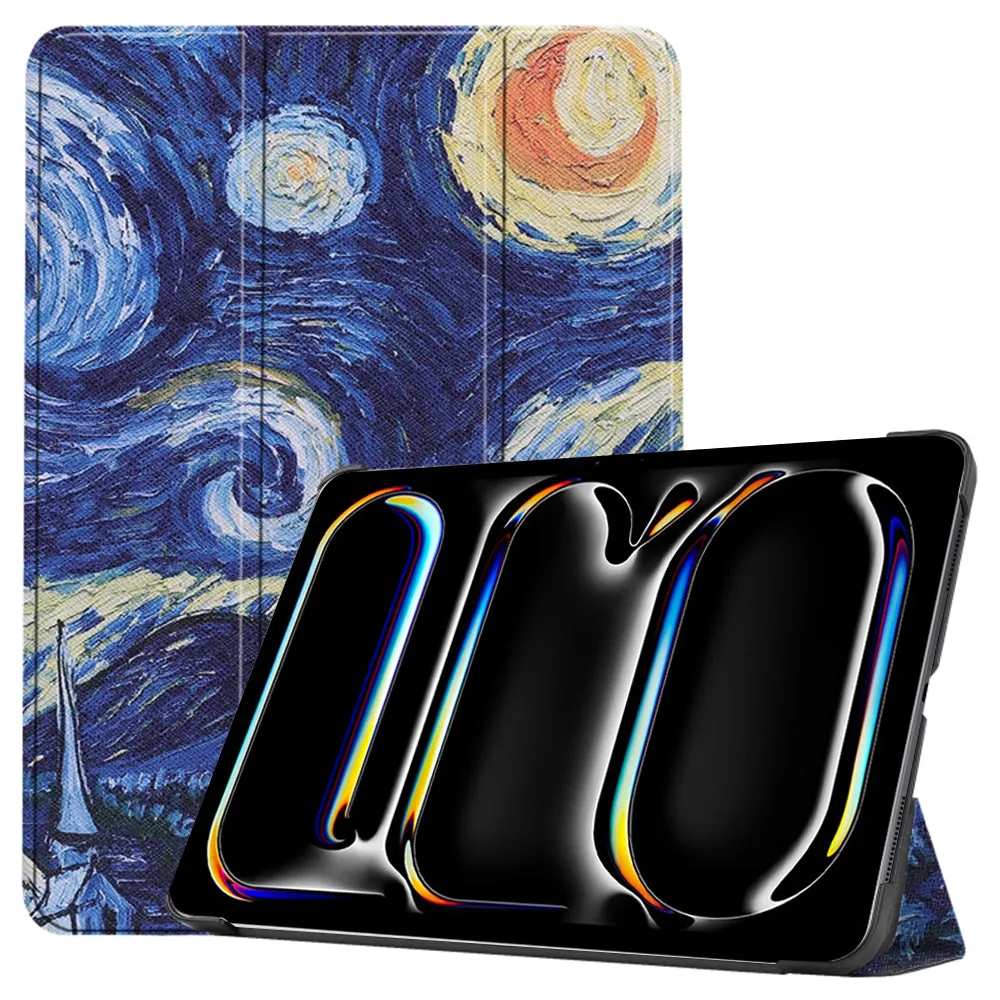 Custodia per Apple iPad Pro 13 (2024), Techsuit, FoldPro Starry Night, Multicolore - immagine 1