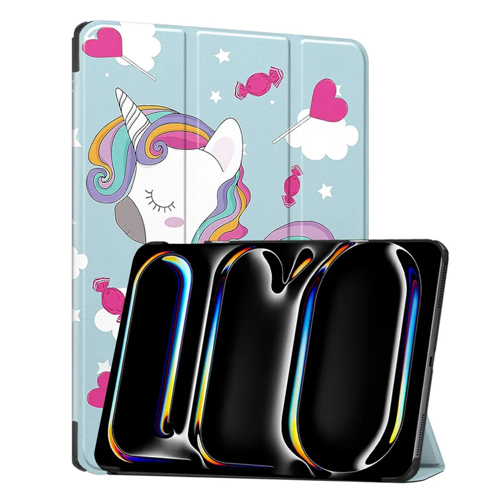 Custodia per Apple iPad Pro 13 (2024), Techsuit, FoldPro Unicorn, Multicolore - immagine 1