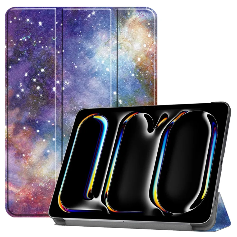 Custodia per Apple iPad Pro 11 (2024), Techsuit, FoldPro Galaxy, Multicolore - immagine 1