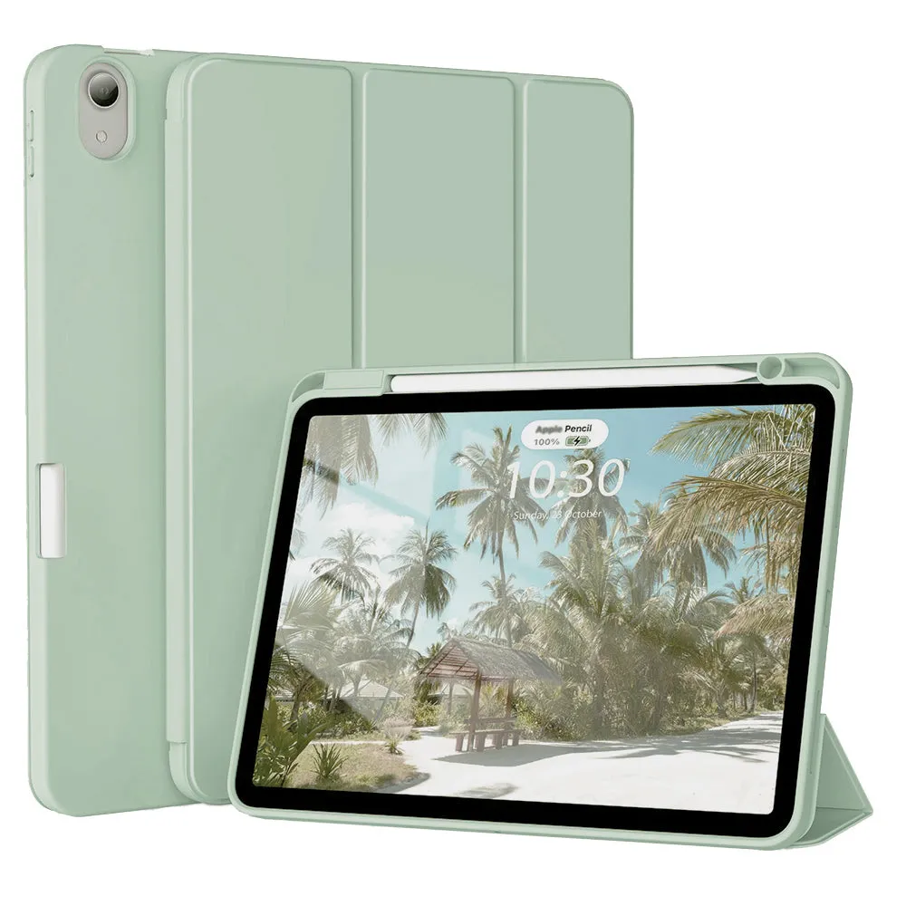 Custodia per Apple iPad Air (2022) / Air (2020), Techsuit, Flex Trifold, Verde Matcha - immagine 1