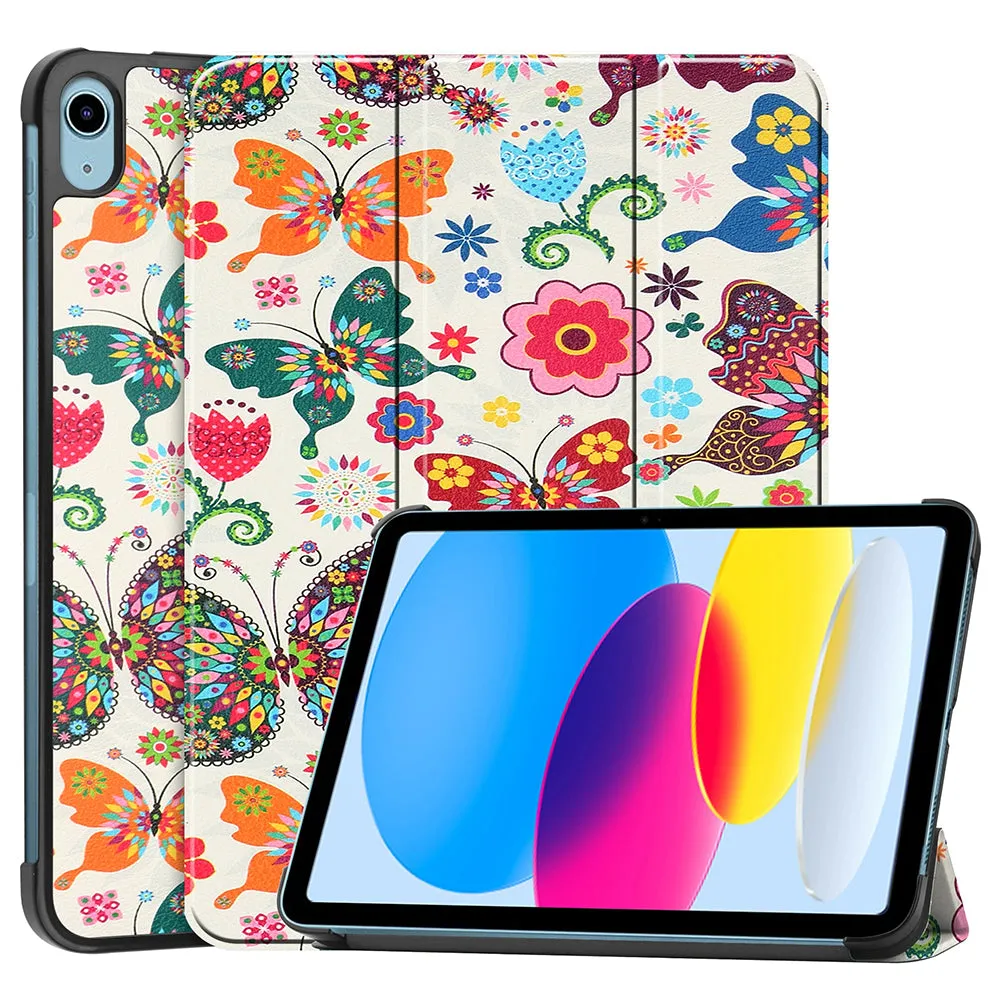 Custodia per Apple iPad (2025) / (2022), Techsuit, FoldPro Butterfly, Multicolore - immagine 1