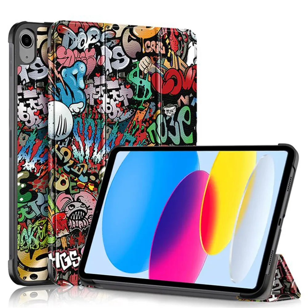 Custodia per Apple iPad (2025) / (2022), Techsuit, FoldPro Urban Vibe, Multicolore - immagine 1