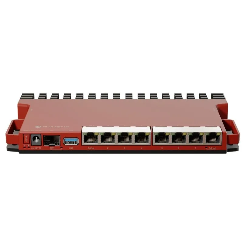 Switch MikroTik L009UiGS-RM 8 porte Gigabit + 1 porta SFP - immagine 1