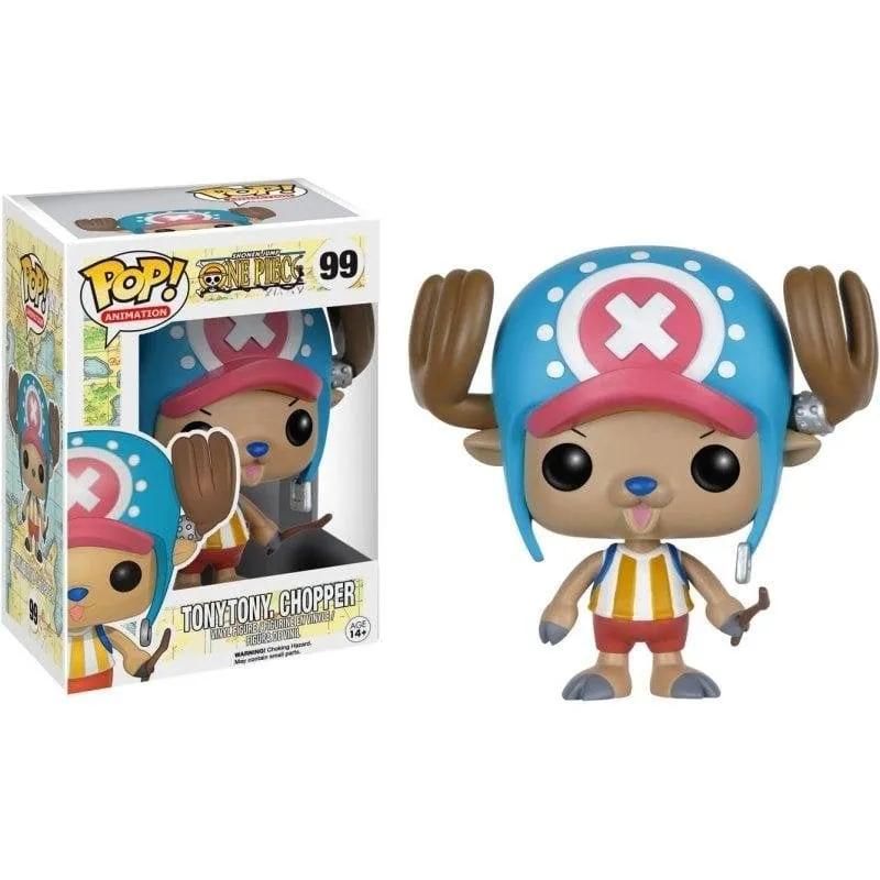 Figura da collezione Funko Pop Tony Tony Chopper One Piece Vinile 10cm - immagine 1