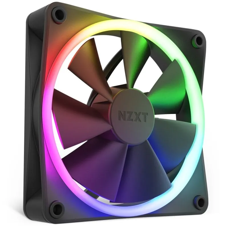 NZXT F120 RGB Case per computer Ventilatore 12 cm Nero 1 pz - immagine 1