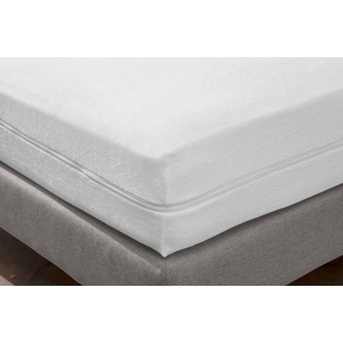 ERWIN M. Coprimaterasso Evolon® su tutti i lati; 90x200 cm (LxL); bianco - immagine 1