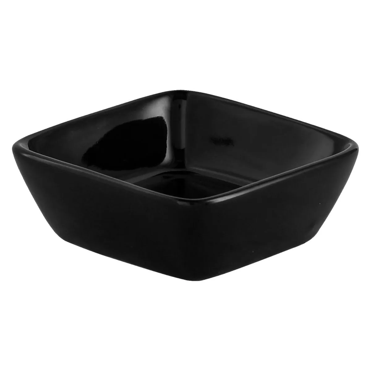 12x VEGA Mini ciotolina Telko; 70 ml, 7x7x3 cm (LxLxH); nero; quadrata; 12 pz. / Pacco - immagine 1