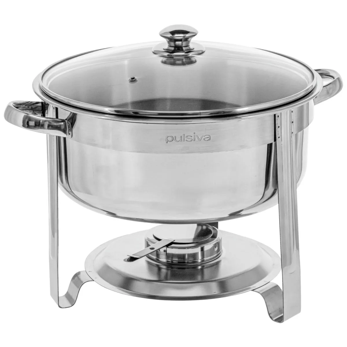 PULSIVA Chafing Dish Rendere; 7500 ml, 42x43x33 cm (LxPxH); argento - immagine 1