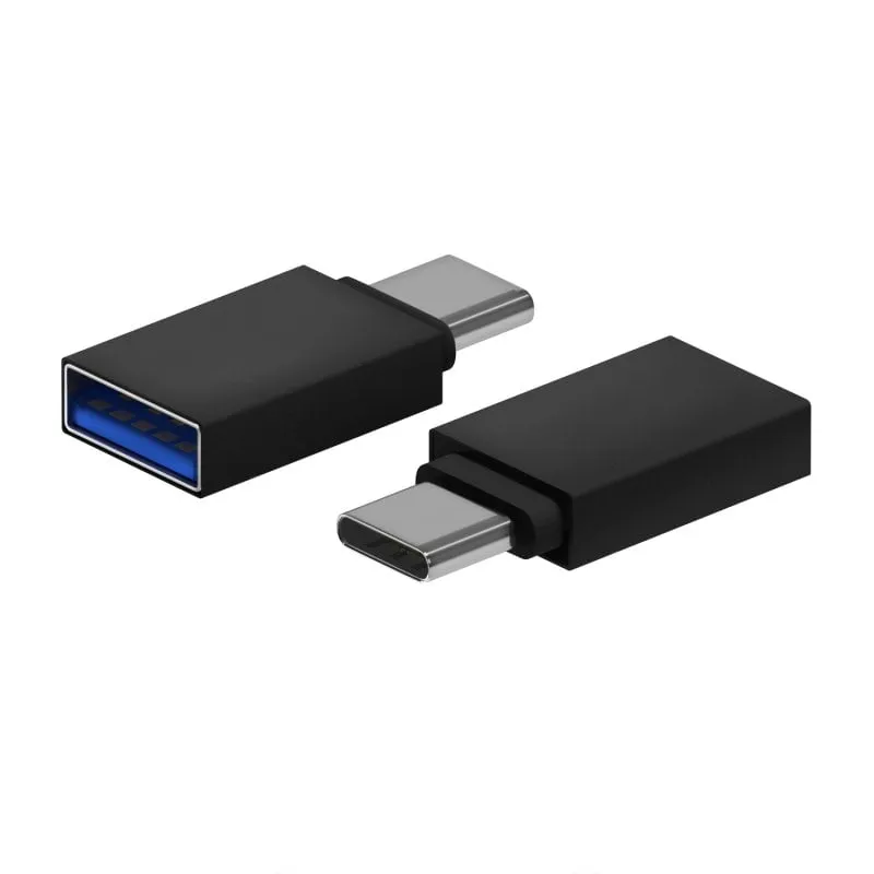 AISENS A108-0717 adattatore per inversione del genere dei cavi USB-C USB-A Nero - immagine 1