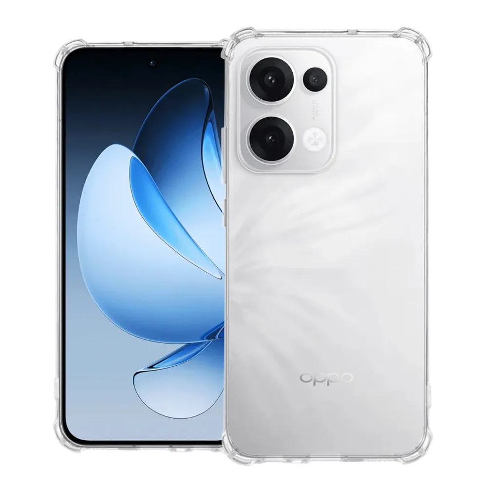 Custodia per Oppo Reno13, Techsuit, Shockproof Clear, Trasparente - immagine 1