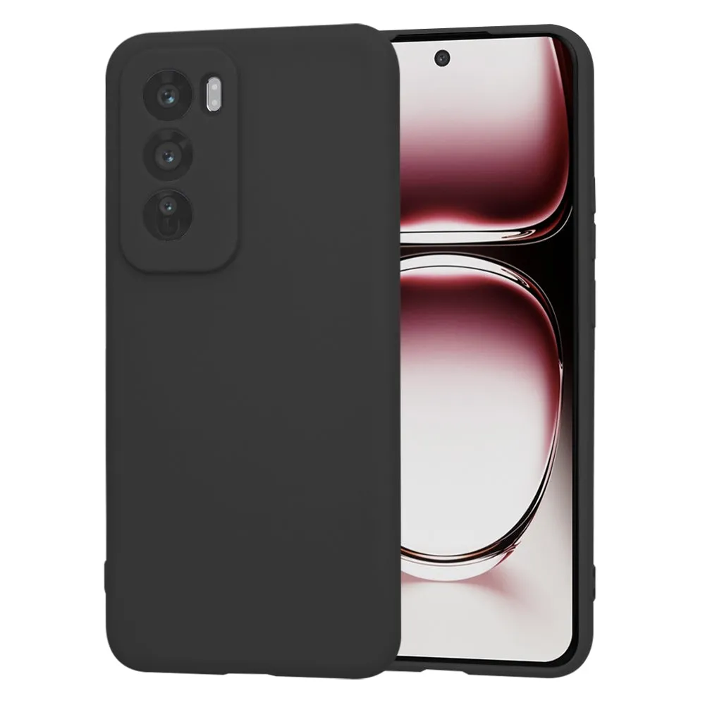 Custodia per Oppo Reno12 Pro, Techsuit, SoftFlex, Nera - immagine 1