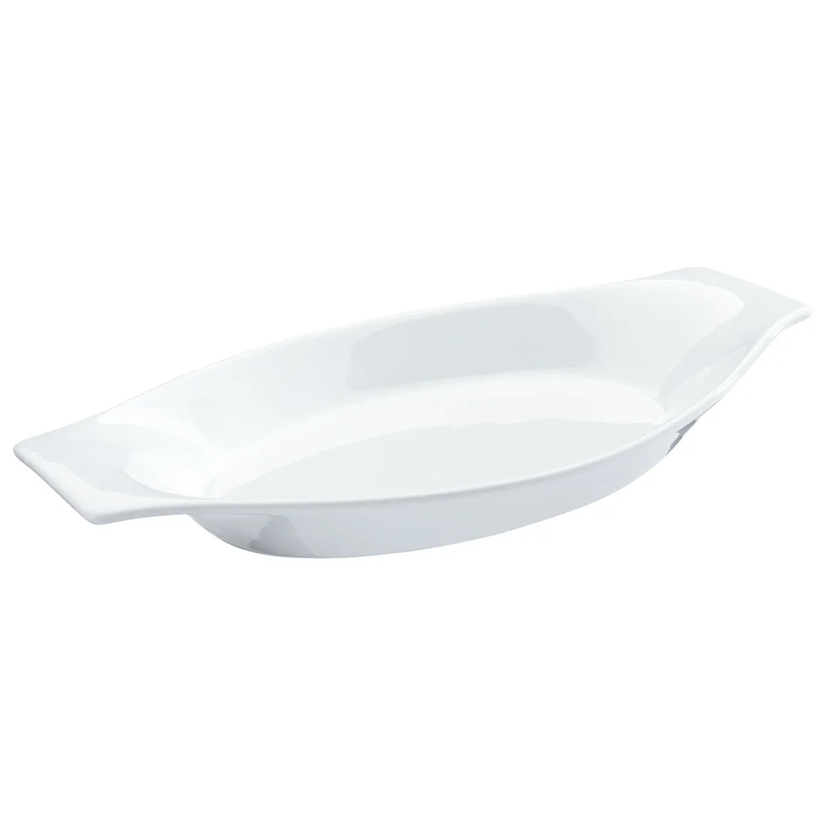 4x PULSIVA Pirofila Carte; 540 ml, 30.5x17x3.5 cm (LxLxH); bianco; 4 pz. / Pacco - immagine 1