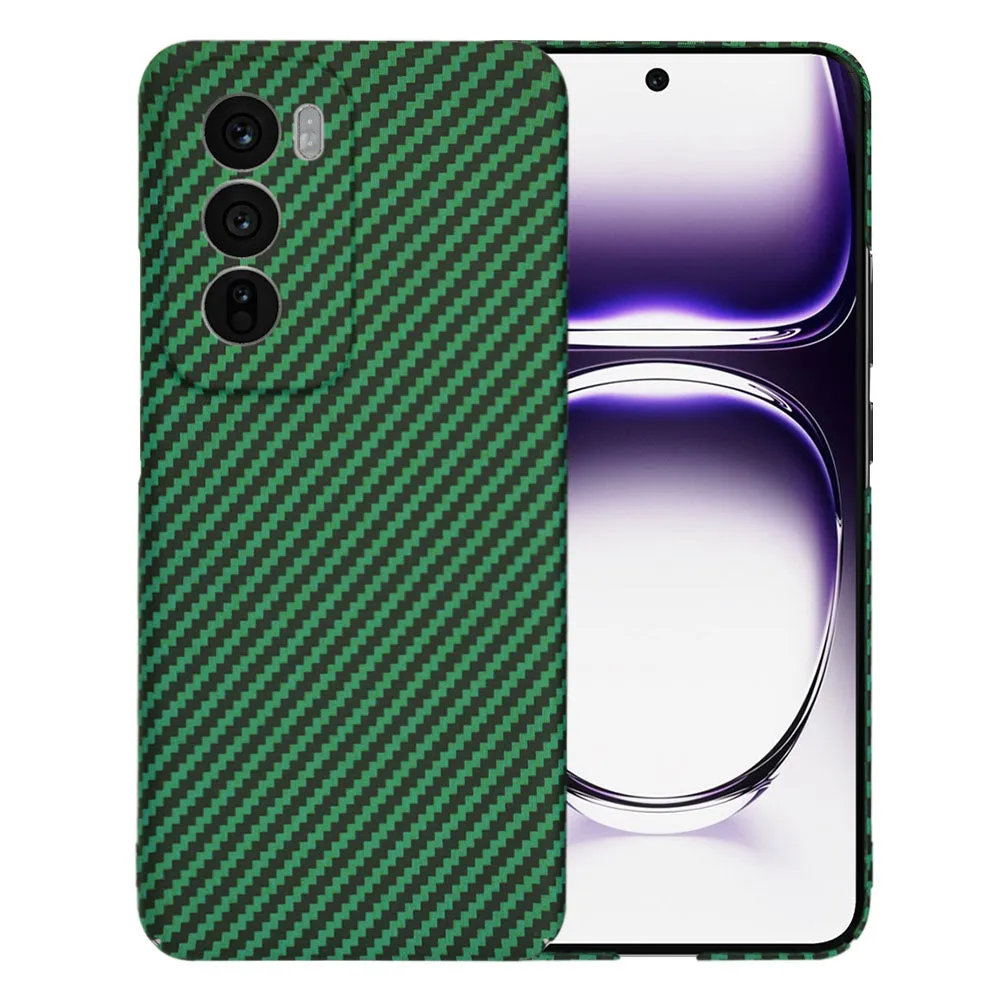 Custodia per Oppo Reno12, Techsuit, Carbonite FiberShell, Verde - immagine 1