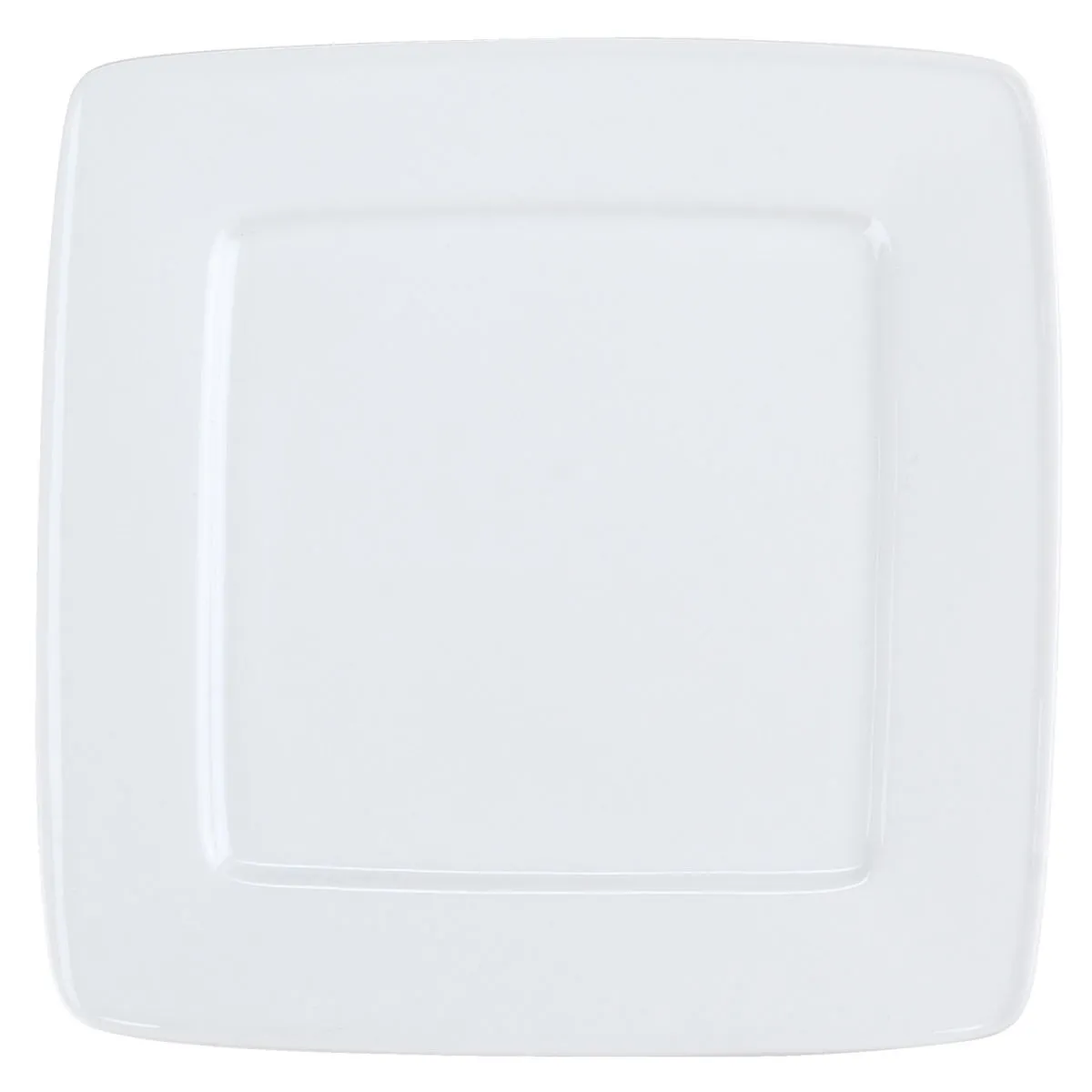 3x PULSIVA Piatto Jazz piano; 26x26 cm (LxL); bianco; quadrata; 3 pz. / Pacco - immagine 1