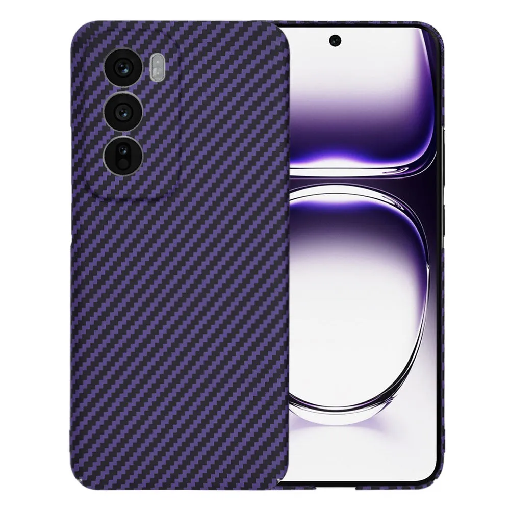 Custodia per Oppo Reno12, Techsuit, Carbonite FiberShell, Viola - immagine 1