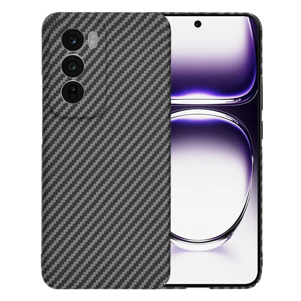 Custodia per Oppo Reno12, Techsuit, Carbonite FiberShell, Nera - immagine 1