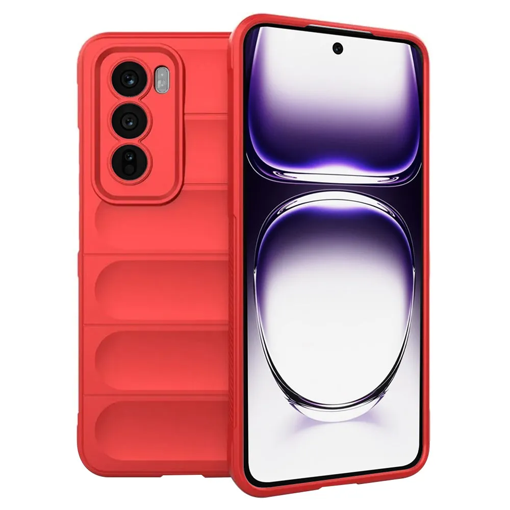 Custodia per Oppo Reno12, Techsuit, Magic Shield, Rossa - immagine 1