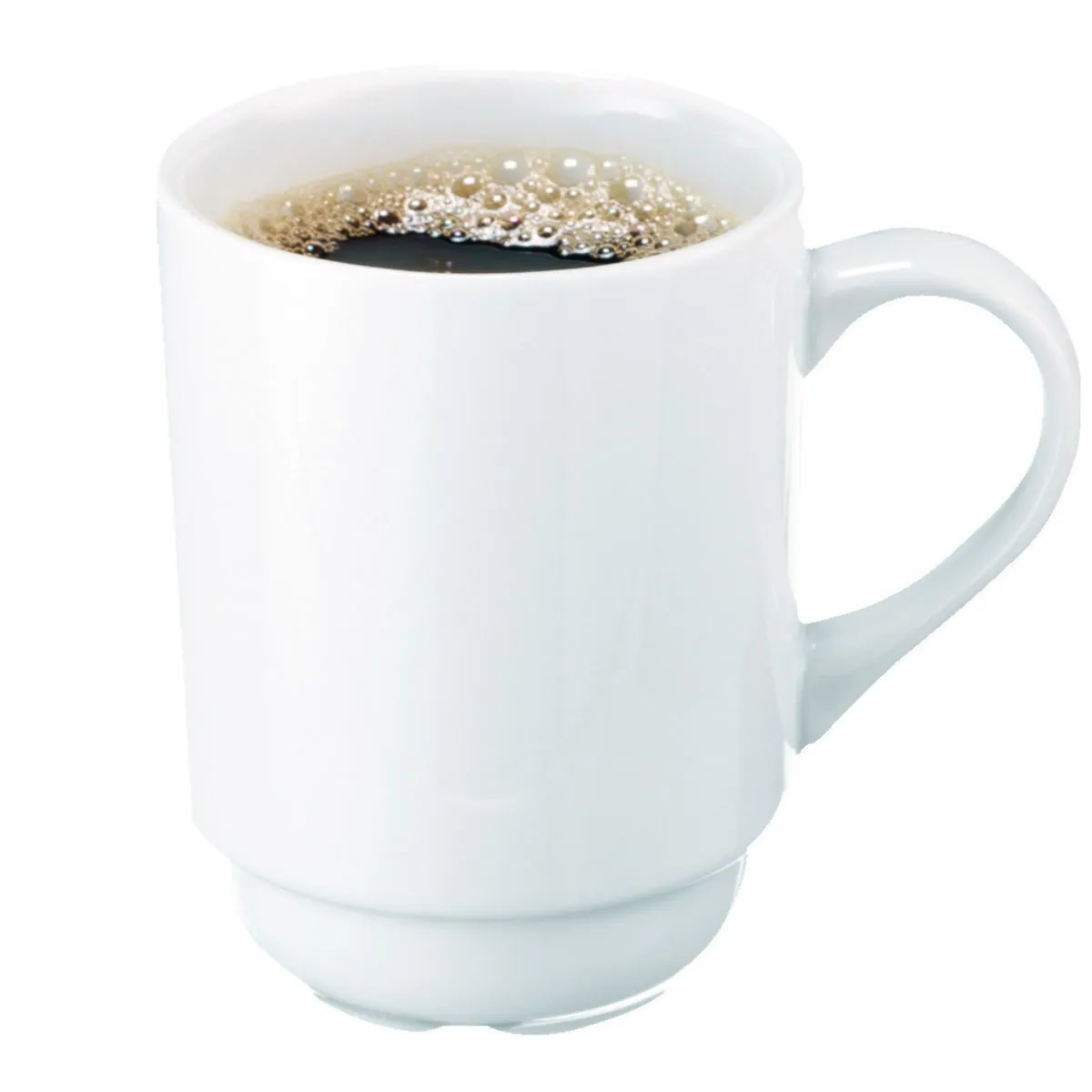 6x PULSIVA Tazza mug Yari; 250 ml, 7.4x9.2 cm (ØxH); bianco; rotonda; 6 pz. / Pacco - immagine 1