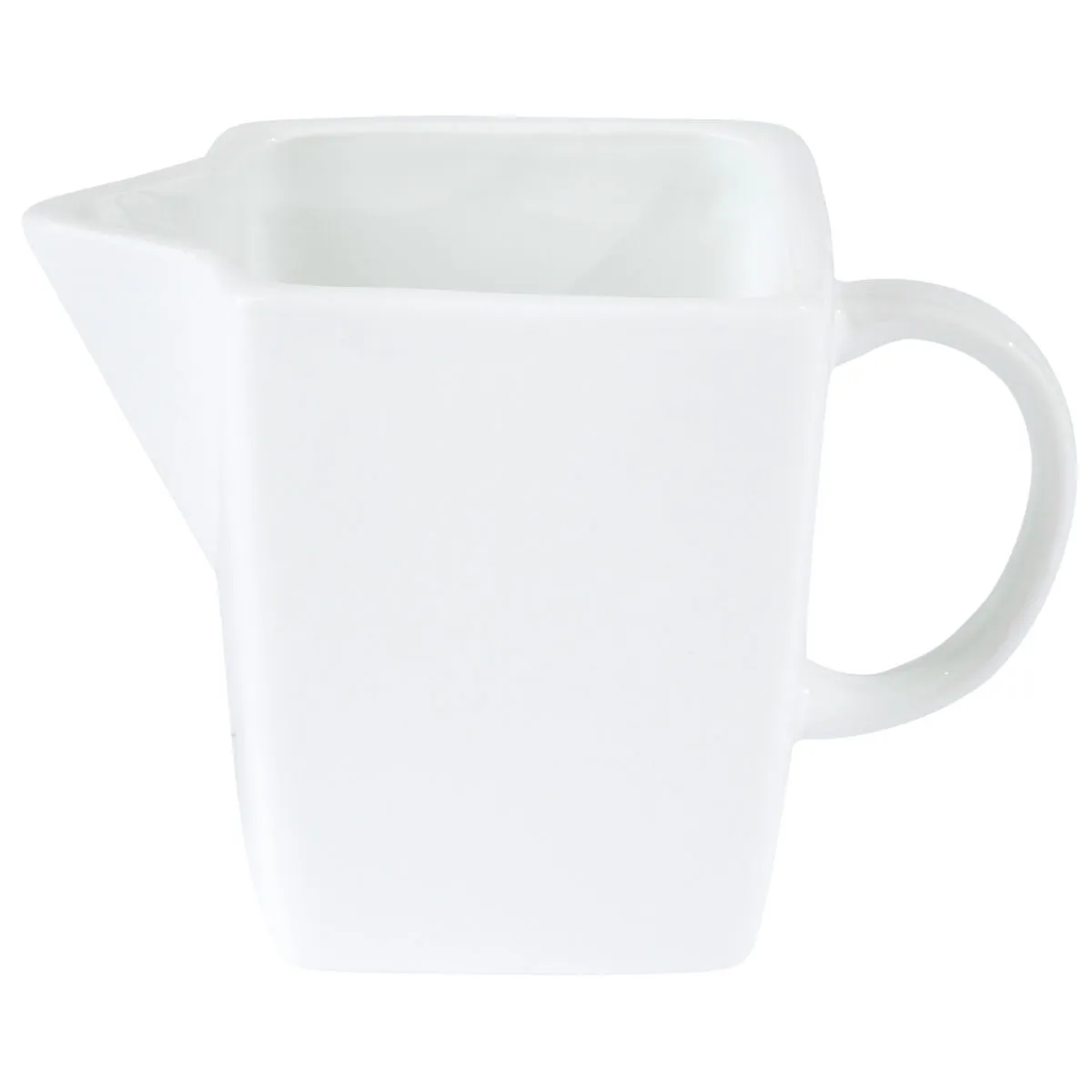 4x PULSIVA Milchkännchen Jazz; 200 ml, 8 cm (H); bianco; quadrata; 4 pz. / Pacco - immagine 1