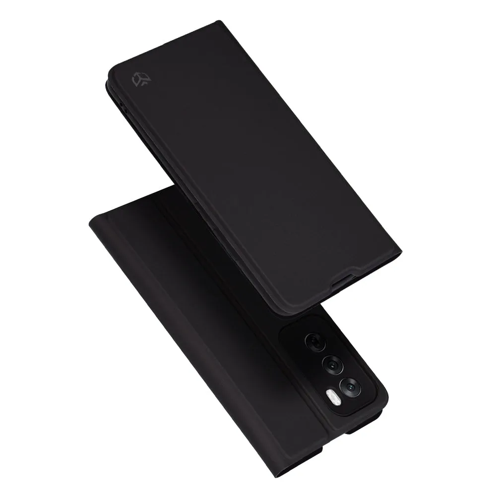 Custodia per Oppo Reno12, Techsuit, Magskin Book, Nera - immagine 1