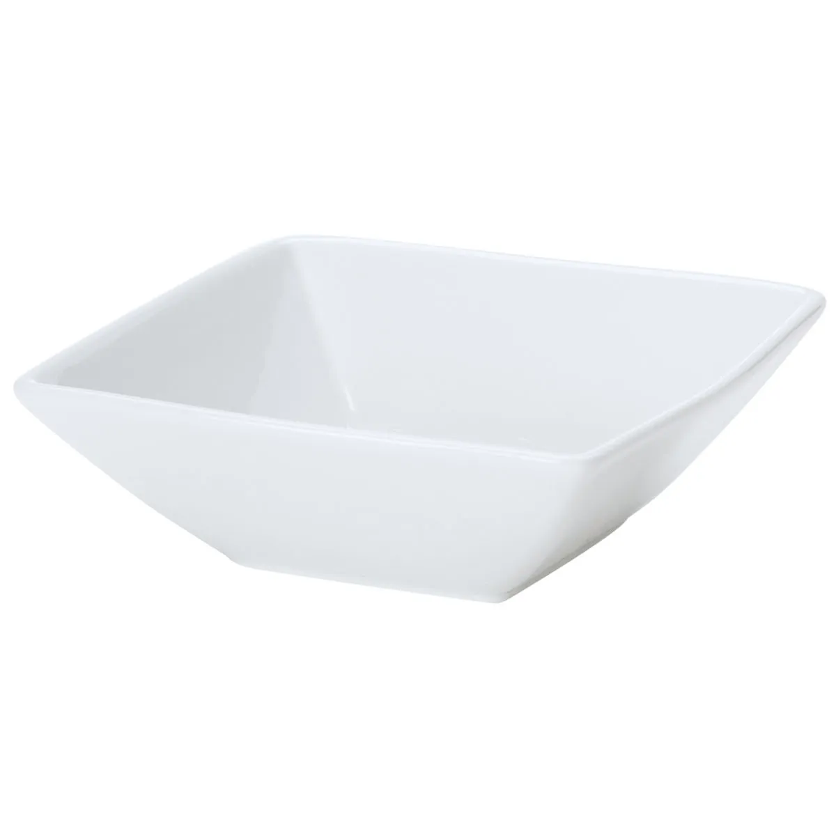 6x PULSIVA Insalatiera Jazz; 420 ml, 14x14x4.8 cm (LxLxH); bianco; rettangolare; 6 pz. / Pacco - immagine 1
