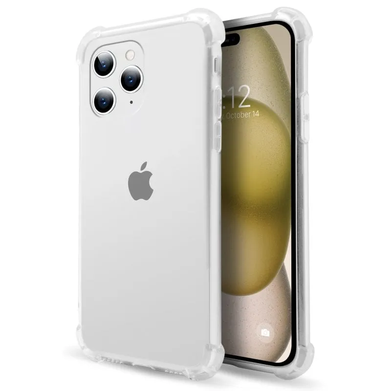 Custodia Antishock Trasparente PcCom Essential per iPhone 15 Pro - immagine 1
