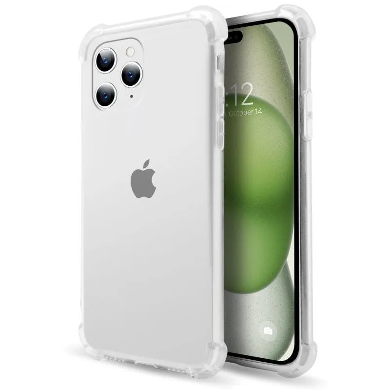 Custodia Antishock Trasparente PcCom Essential per iPhone 15 Pro Max - immagine 1