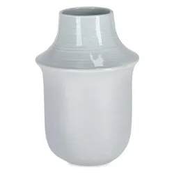 Vaso ceramica (20x26cm) interno impermeabile ISAO Azzurro 0502185 - immagine 1