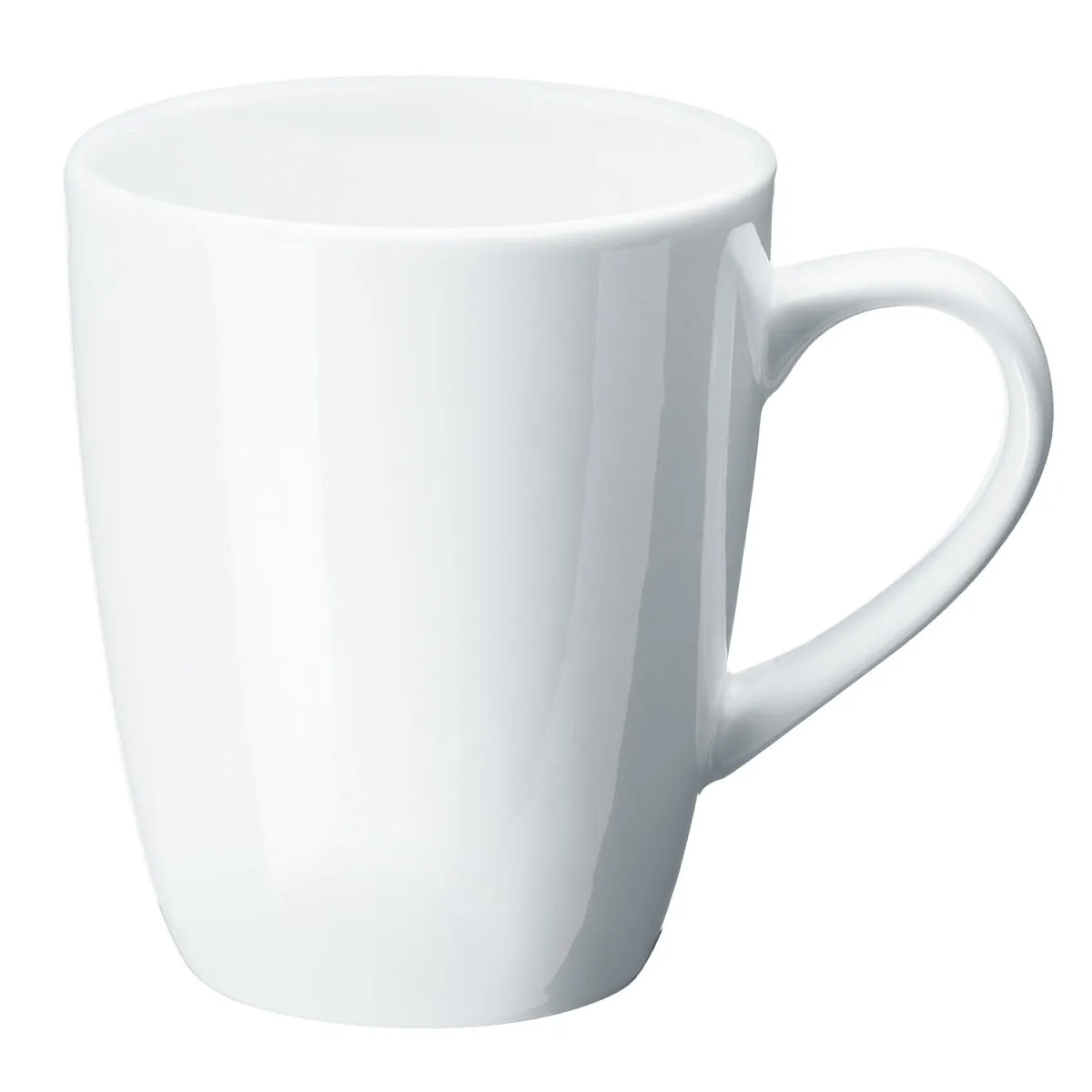 6x PULSIVA Tazza mug Clipo; 350 ml, 8.8x10.5 cm (ØxH); bianco; rotonda; 6 pz. / Pacco - immagine 1