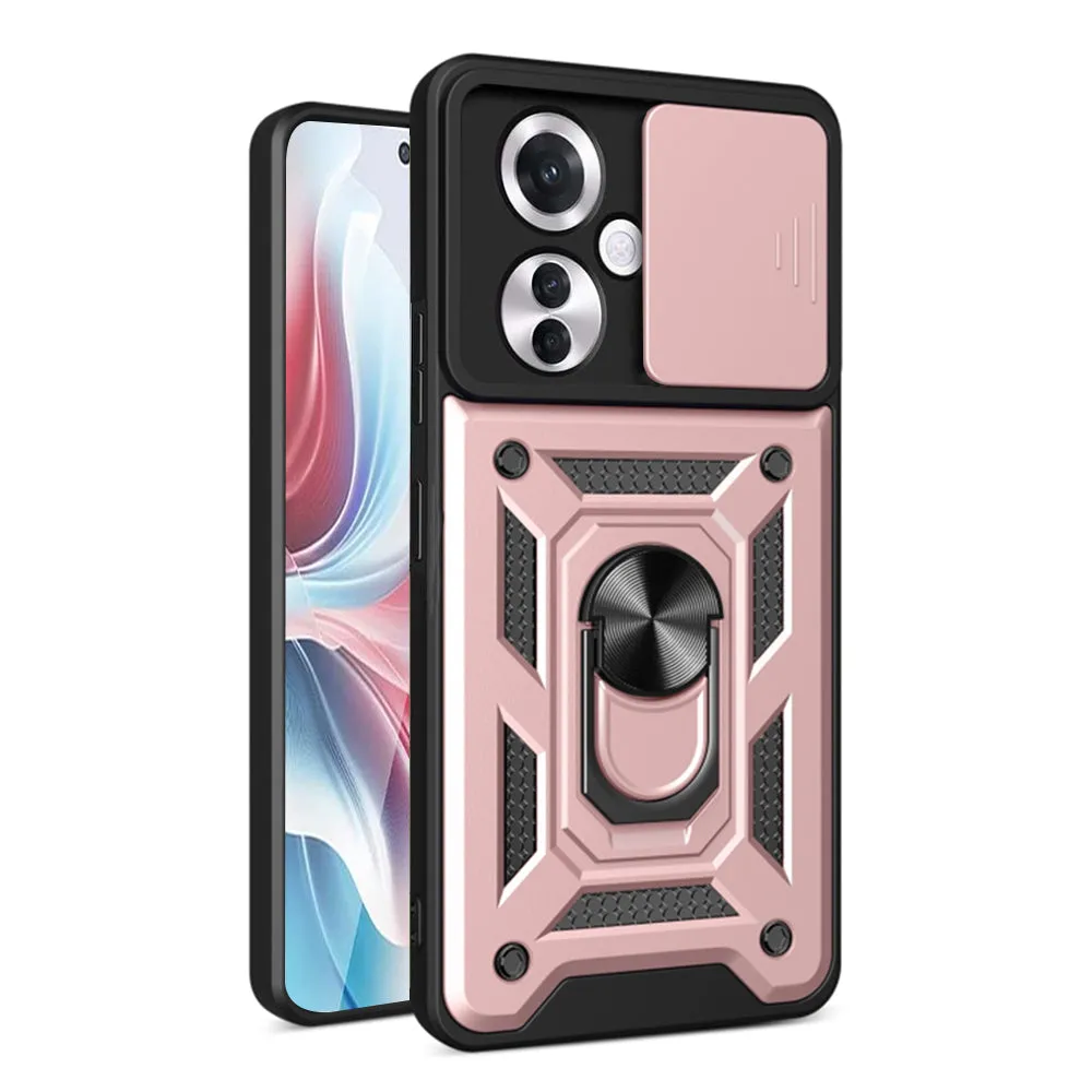 Custodia per Oppo Reno11 F, Techsuit, CamShield, Rosa - immagine 1