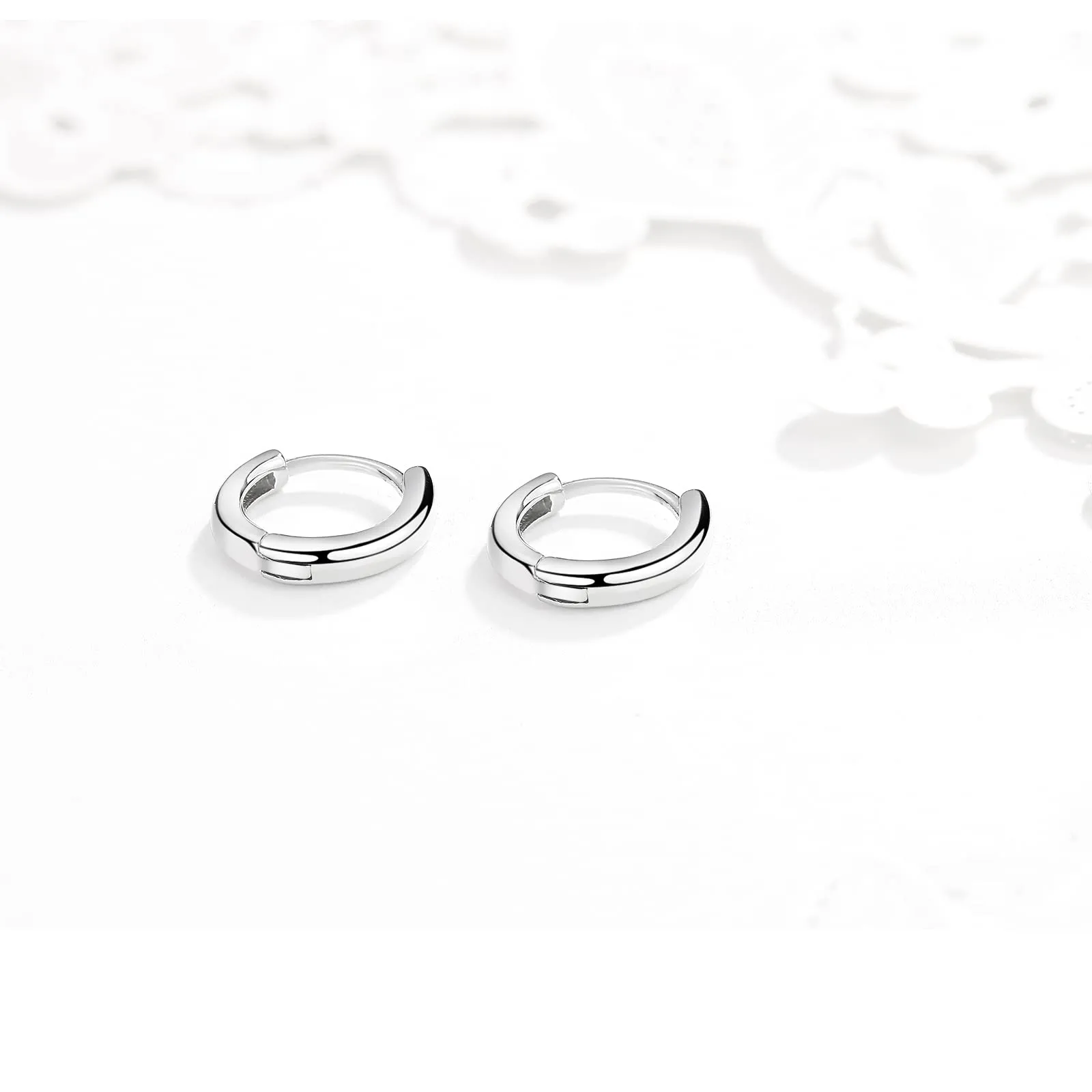 3 Paia Orecchini Cerchio Argento 925 per Donna, Orecchini Cerchio Piccoli Set Orecchini Donna Argento Orecchini Bambina Anallergici 8mm - immagine 5