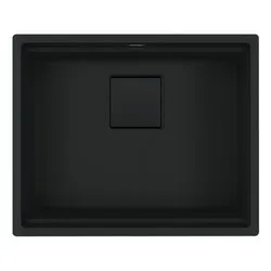 Lavello 1 vasca (56x46cm) Kng 110-52 KUBUS 2 Black matt Opaco 125 0718 450 - immagine 1