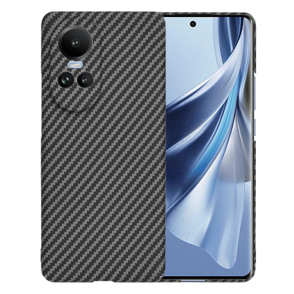Custodia per Oppo Reno10 / Reno10 Pro, Techsuit, Carbonite FiberShell, Nera - immagine 1