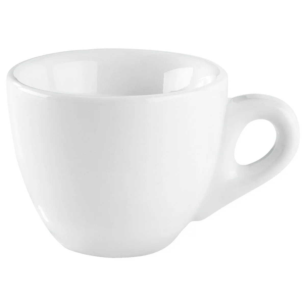 6x PULSIVA Tazzina caffè Napoletana; 70 ml, 6.5x5 cm (ØxH); bianco; rotonda; 6 pz. / Pacco - immagine 1