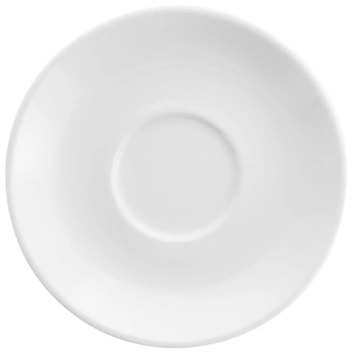 6x PULSIVA Piattino tazza cappuccino Napoletana; 14.3 cm (Ø); bianco; rotonda; 6 pz. / Pacco - immagine 1
