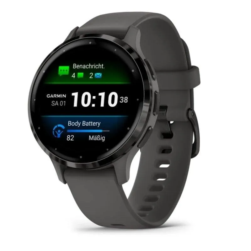 Garmin Venu 3S Bluetooth GPS WiFi 41mm AMOLED Grigio Unisex Resistenza Acqua 5ATM SpO2 Cardiofrequenzimetro Monitor Sonno - immagine 1