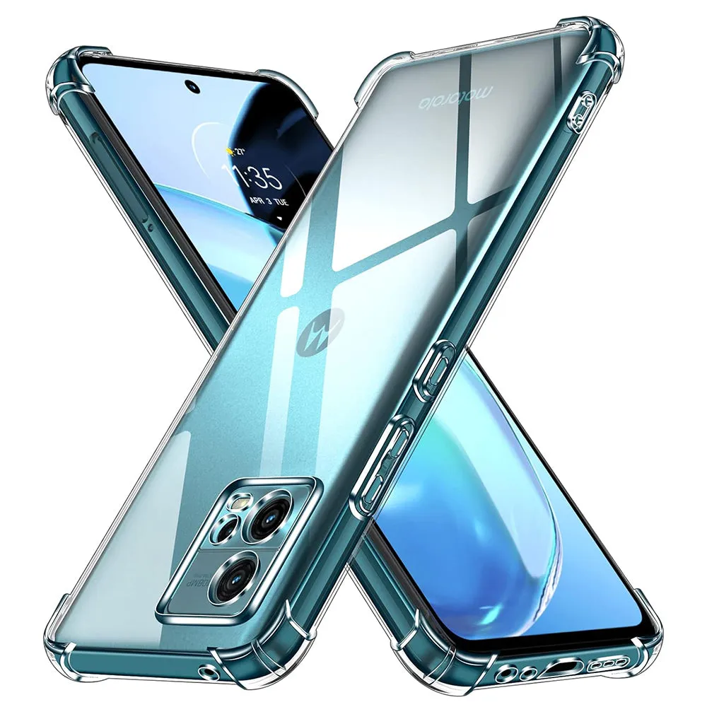 Custodia per Motorola Moto G72, Techsuit, Shockproof Clear, Trasparente - immagine 1