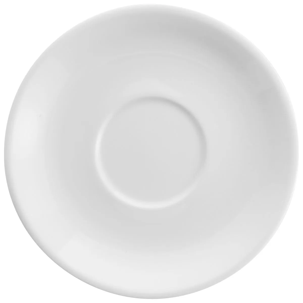 6x PULSIVA Piattino tazza cappuccino Napoletana / Cui; 15.5 cm (Ø); bianco; rotonda; 6 pz. / Pacco - immagine 1