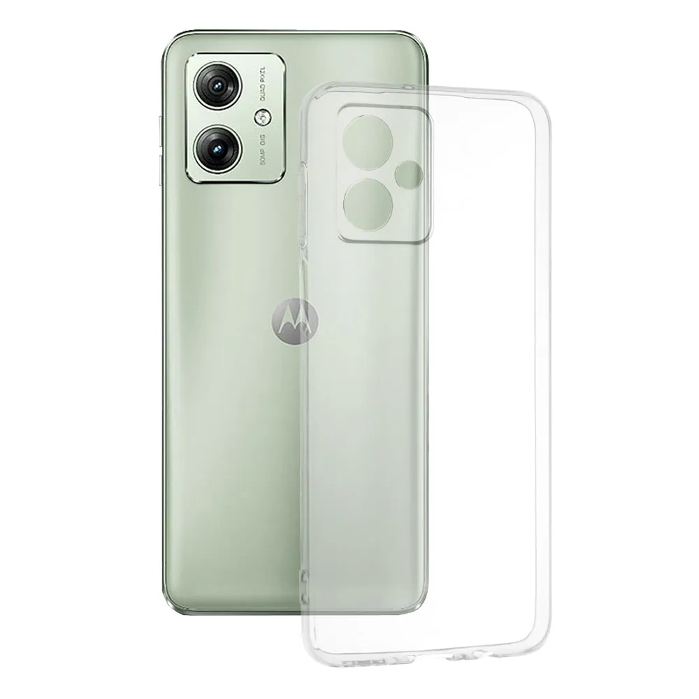 Custodia per Motorola Moto G64 / G54 Power Edition, Techsuit, Chiara, Trasparente - immagine 1