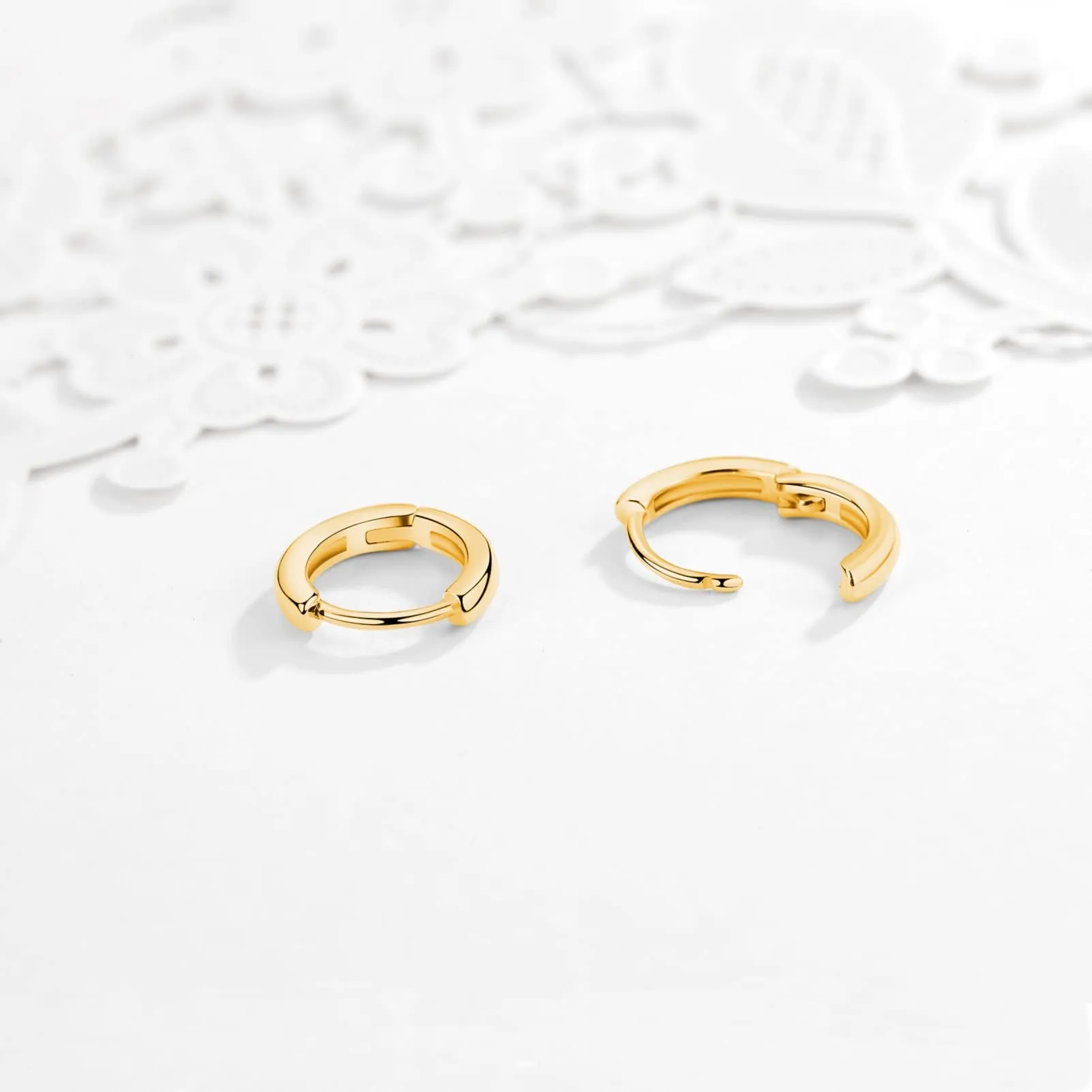 3 Paia Orecchini Cerchio Argento 925 per Donna, Set Piccoli Orecchini Oro per Uomo, Donne e Ragazze - Labbro, Trago, Cartilagine 8mm - immagine 5