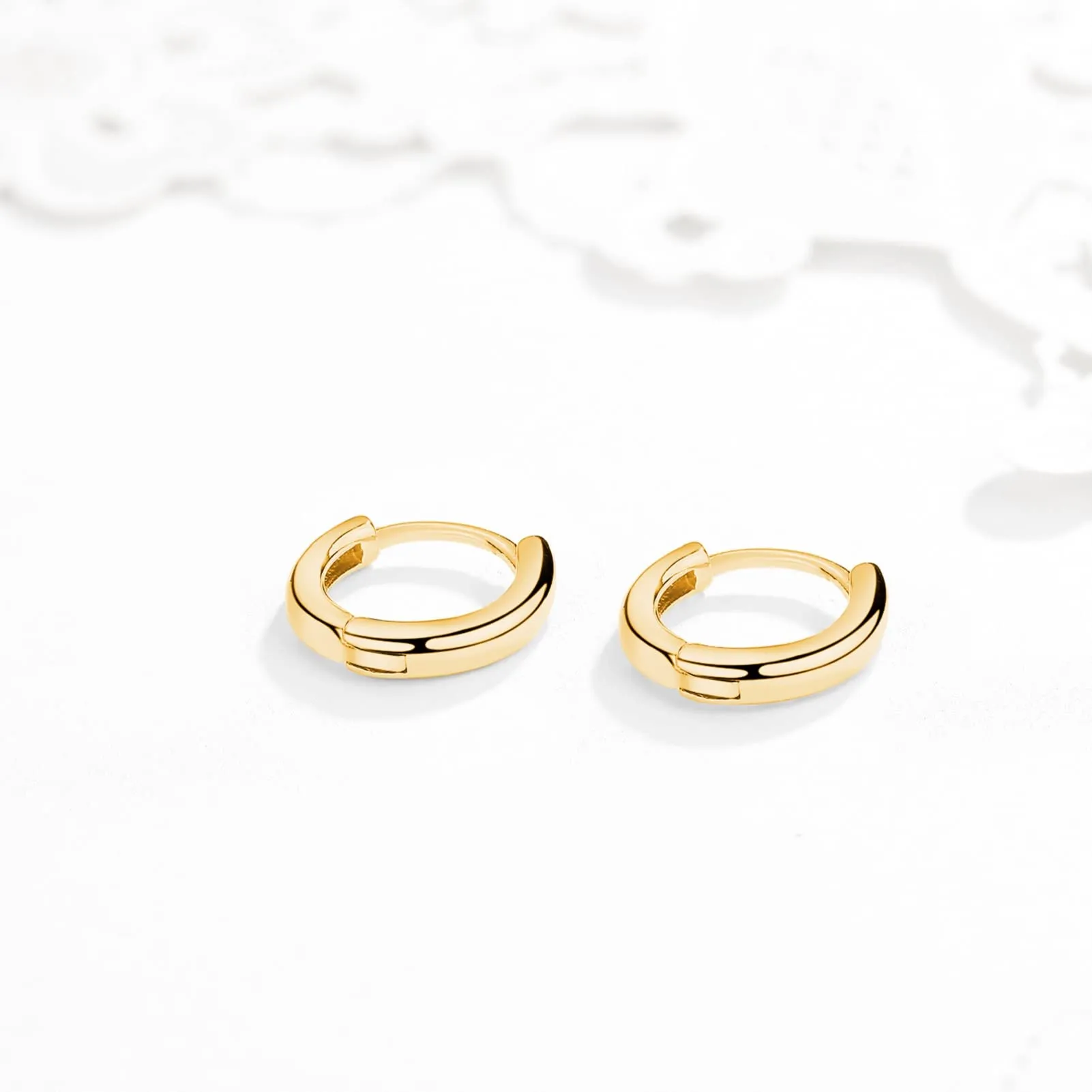 3 Paia Orecchini Cerchio Argento 925 per Donna, Set Piccoli Orecchini Oro per Uomo, Donne e Ragazze - Labbro, Trago, Cartilagine 8mm - immagine 6