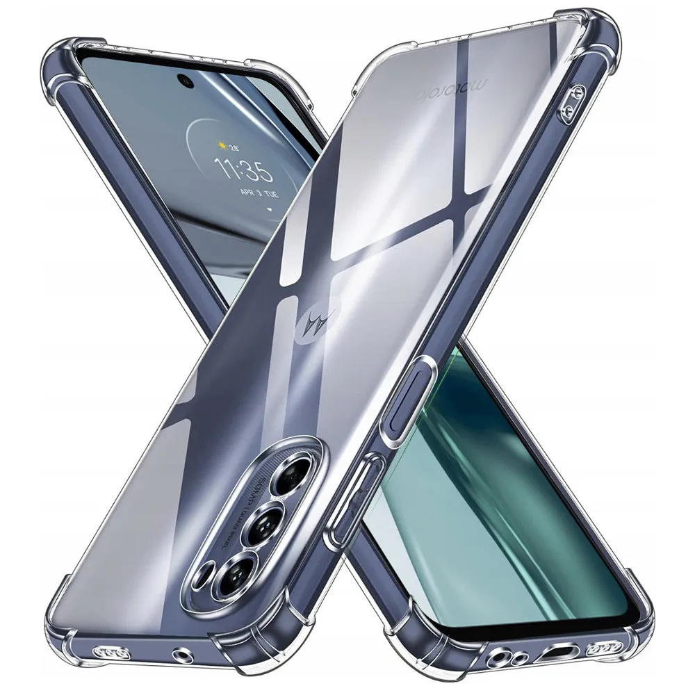 Custodia per Motorola Moto G62 5G, Techsuit, Shockproof Clear, Trasparente - immagine 1