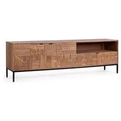 KINDIA Base soggiorno Legno Mobile KIT (180x42x55cm) - immagine 1