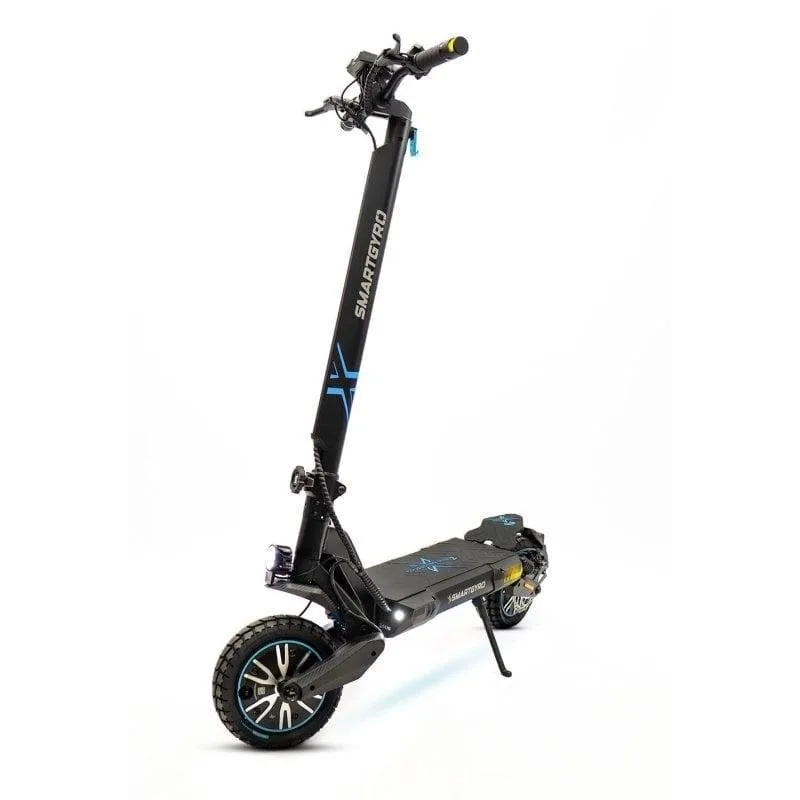 Monopattino elettrico Smartgyro Crossover Dual Max 2 500W Autonomia 60km Ruote 10" Freni Disco Nero - immagine 1