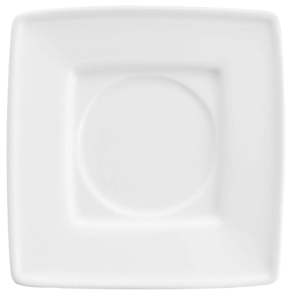 6x PULSIVA Piattino tazzina caffè Jazz; 11x11 cm (LxL); bianco; quadrata; 6 pz. / Pacco - immagine 1