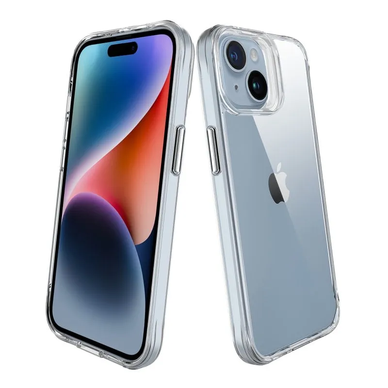 Custodia trasparente antiurto Muvit da 2 m per iPhone 15 Plus - immagine 1