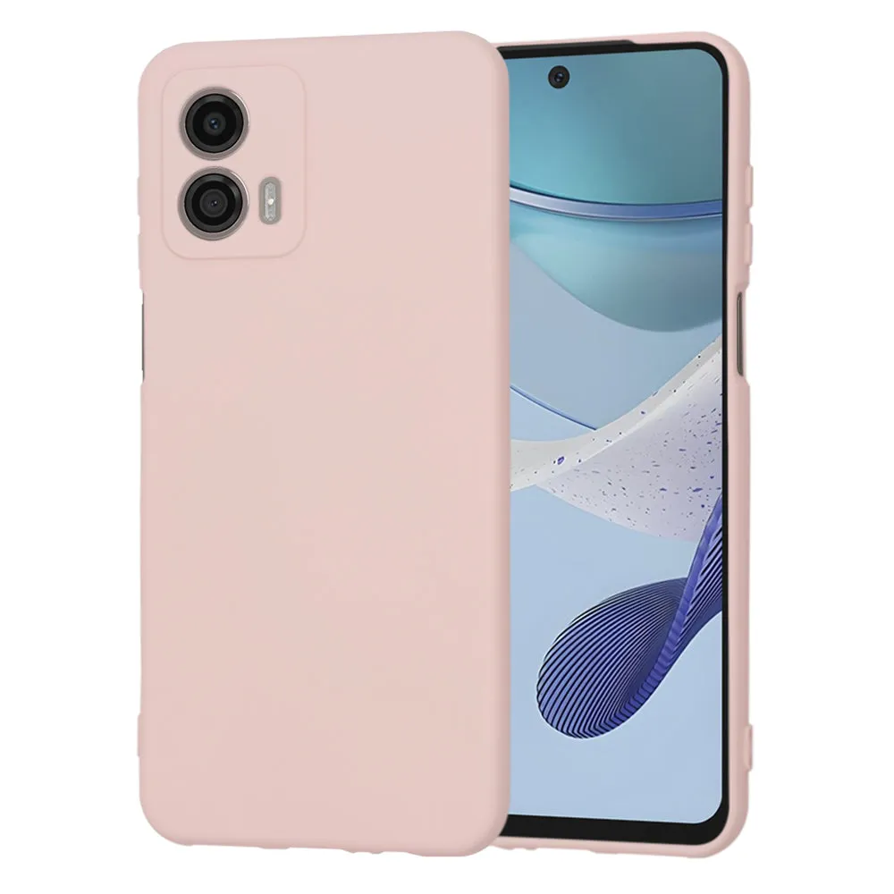 Custodia per Motorola Moto G53, Techsuit, SoftFlex, Rosa - immagine 1