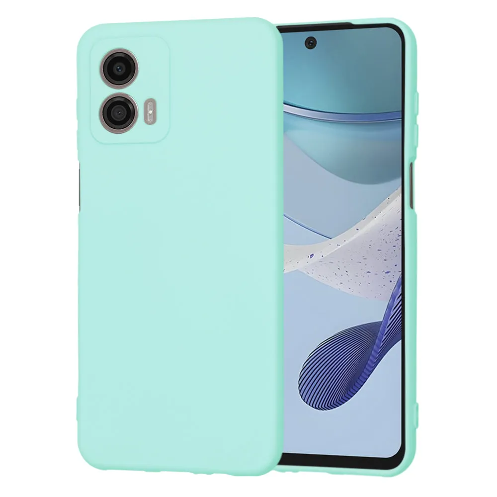 Custodia per Motorola Moto G53, Techsuit, SoftFlex, Turchese - immagine 1