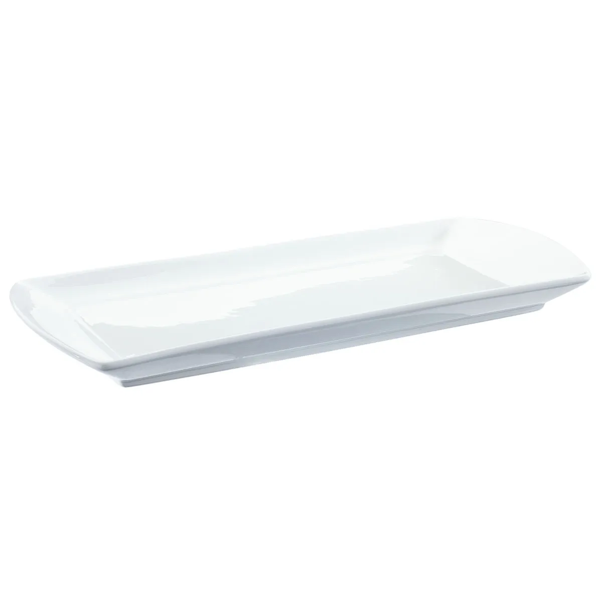 3x PULSIVA Piatto Loa; 33.5x14.5x3 cm (LxLxH); bianco; rettangolare; 3 pz. / Pacco - immagine 1
