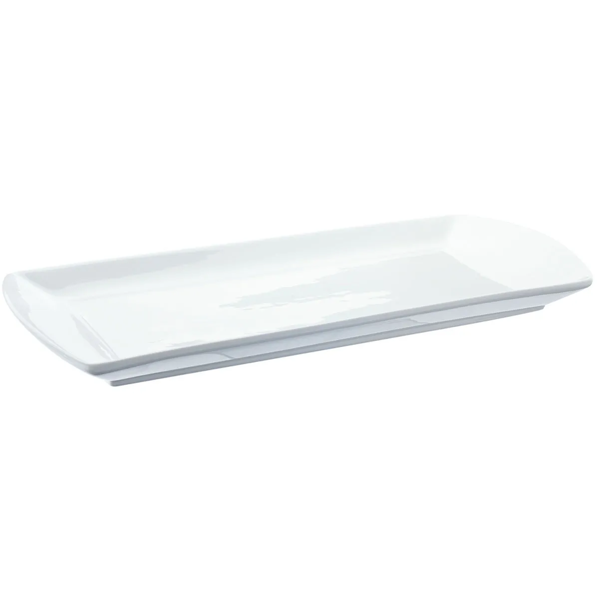 3x PULSIVA Piatto Loa; 38.5x17x3.5 cm (LxLxH); bianco; rettangolare; 3 pz. / Pacco - immagine 1